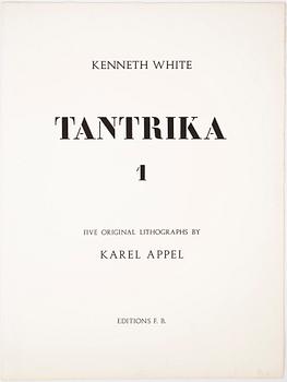 Karel Appel, portfolio with 5 lithographs in colour, "Tantrika 1", 1983, signed 16/75.