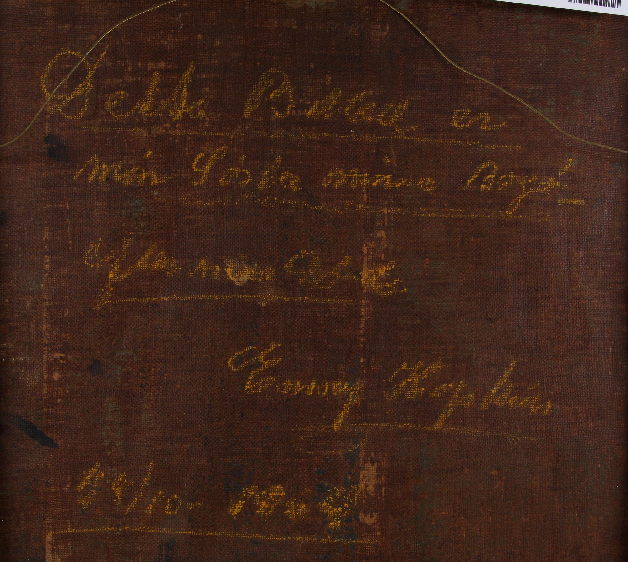 BOGÖ, CHRISTIAN. Olja på duk.