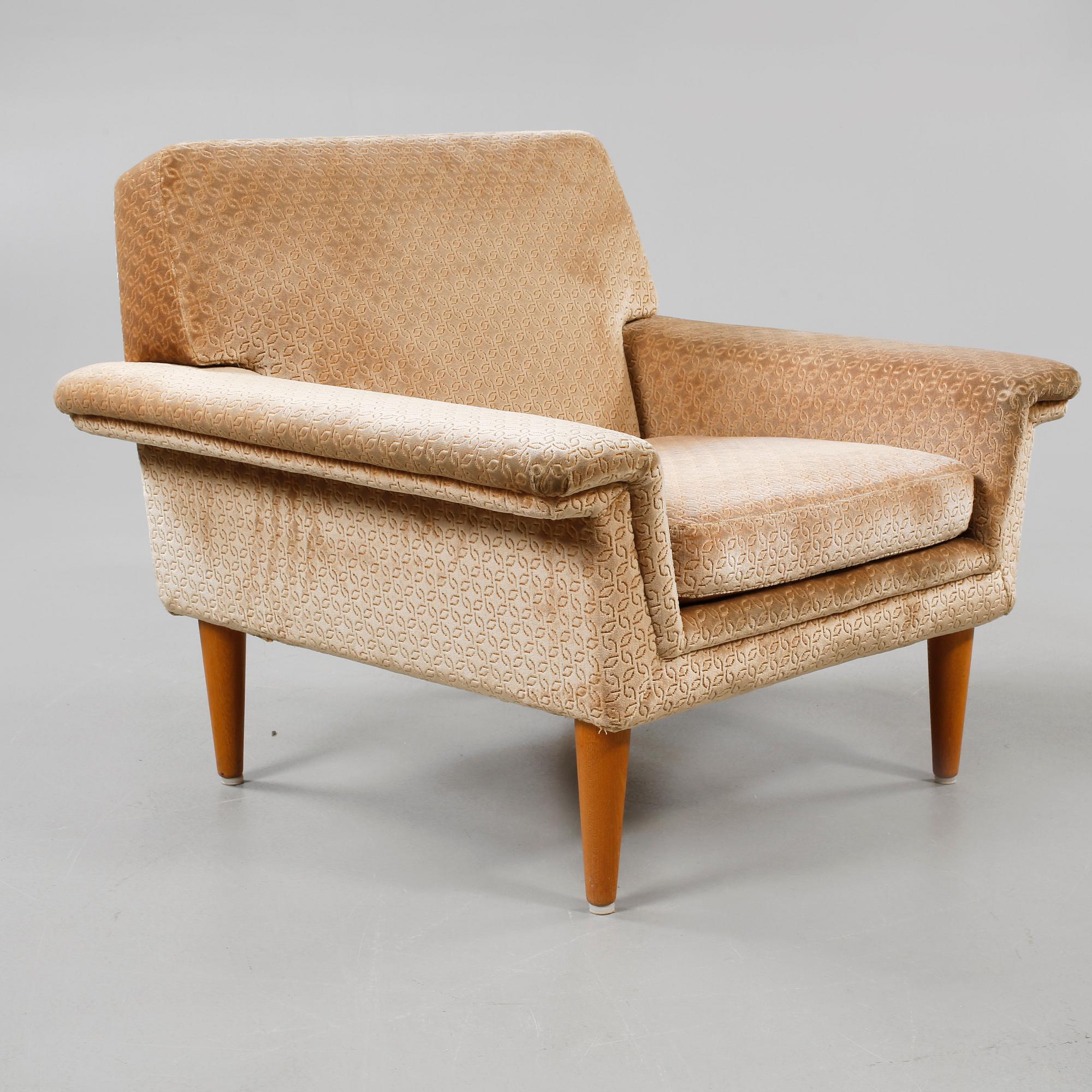 SOFFA samt FÅTÖLJ, Trensum, omkring år 1960. brickmärkta.