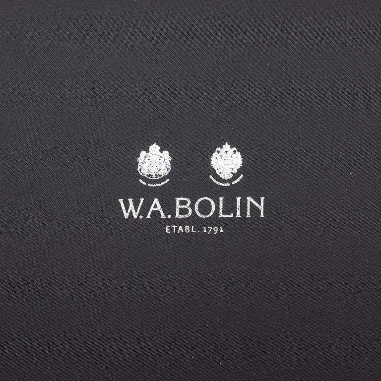 Set of three sterling silver spoons, designed by Barbro Littmarck, W.A. Bolin, Stockholm 1988-2004.