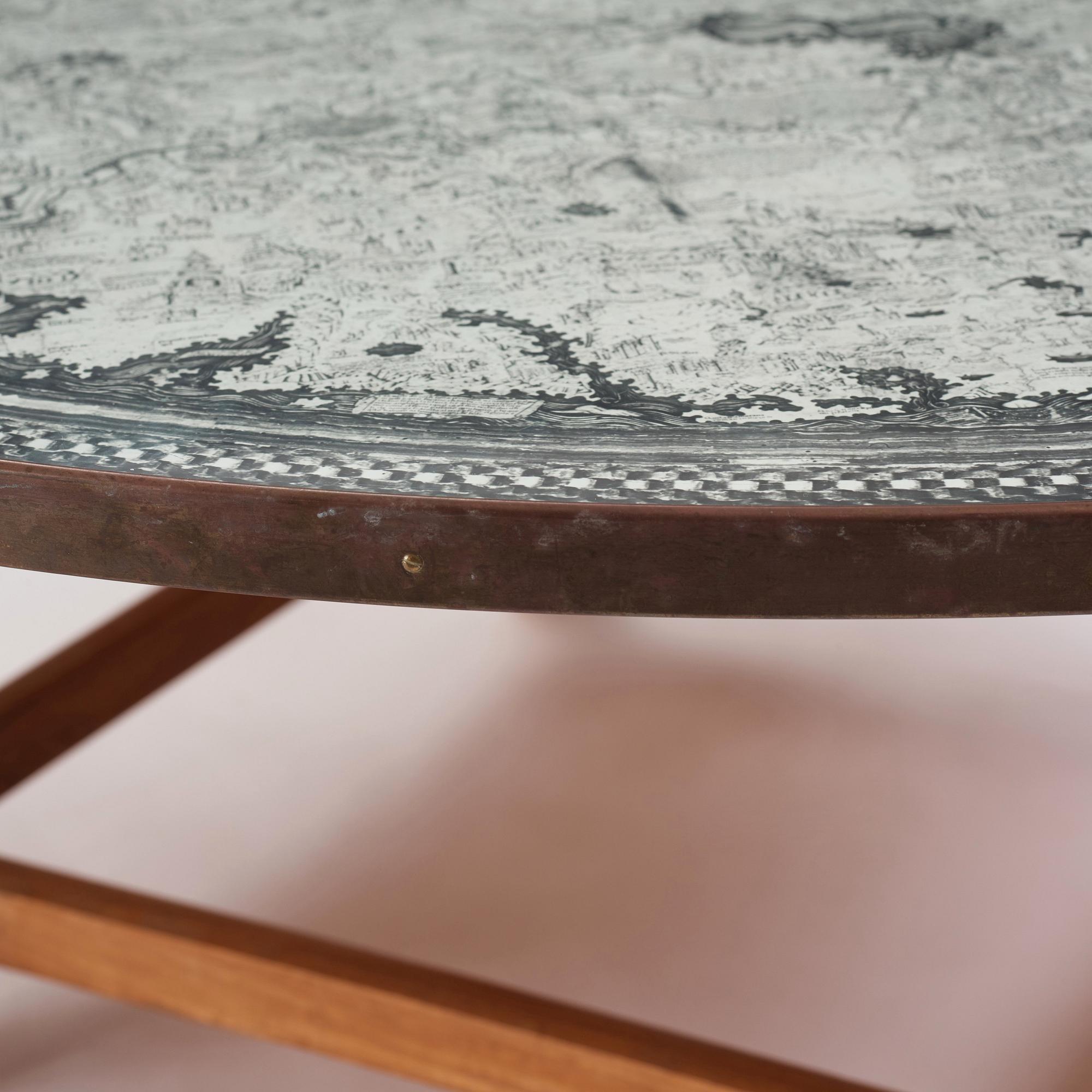 Josef Frank, bord, Firma Svenskt Tenn, 1960-70-tal, modell U601 (skivan) & U491.