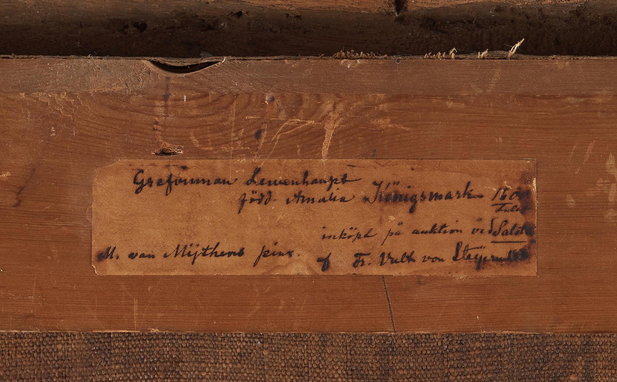 David Klöcker Ehrenstrahl, "Elsa Elisabeth Brahe" (1632-1689).