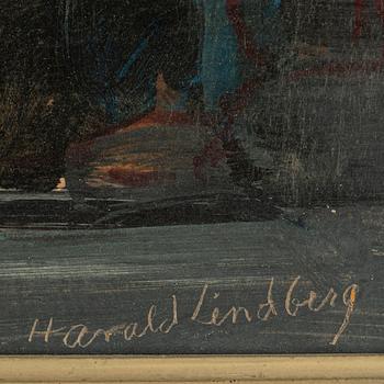 Harald Lindberg, oil on panel, signed.