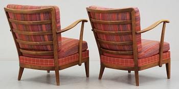 FÅTÖLJER, ett par, Knoll's Moderna Möbler, 1940-50-tal.