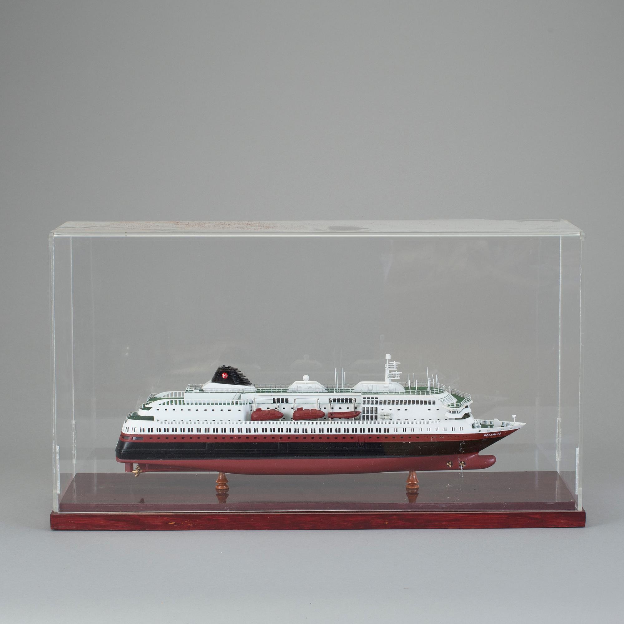 FARTYGSMODELL, hurtigruttsfartyg "Polarlys", 2000-tal.