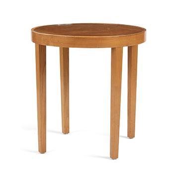 Axel Einar Hjorth, a 'Dagmar' elm veneered table, Nordiska Kompaniet, Sweden, 1941.