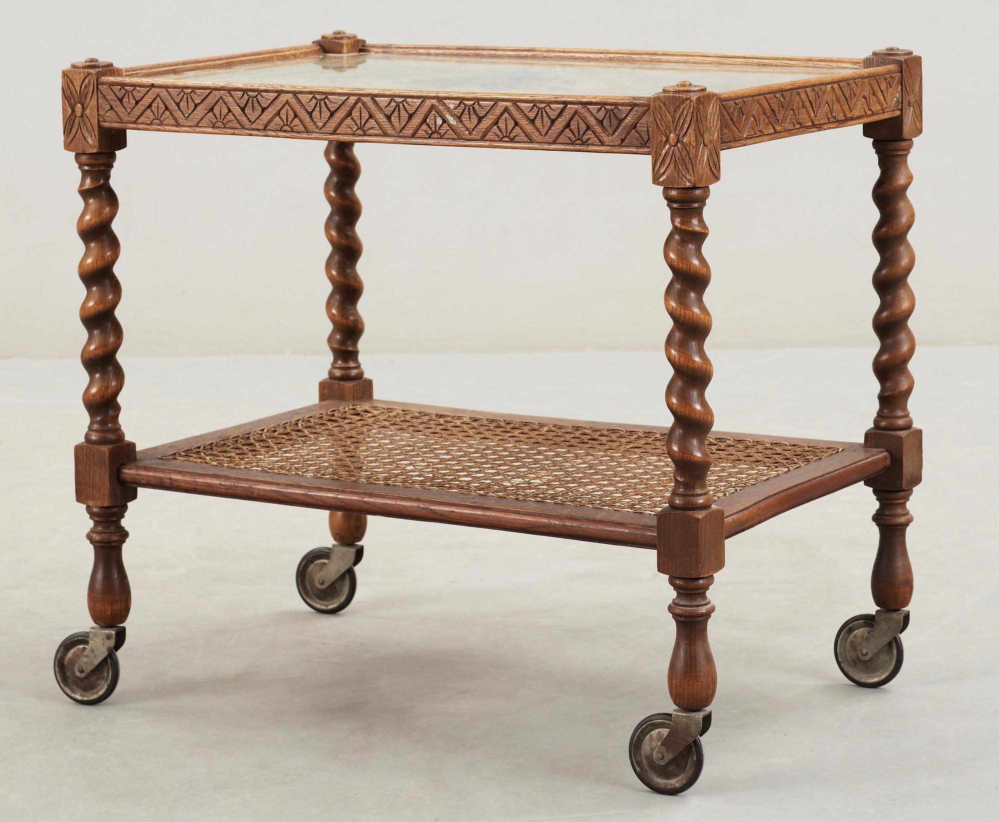 BORD, Barockstil, 1800-talets slut.