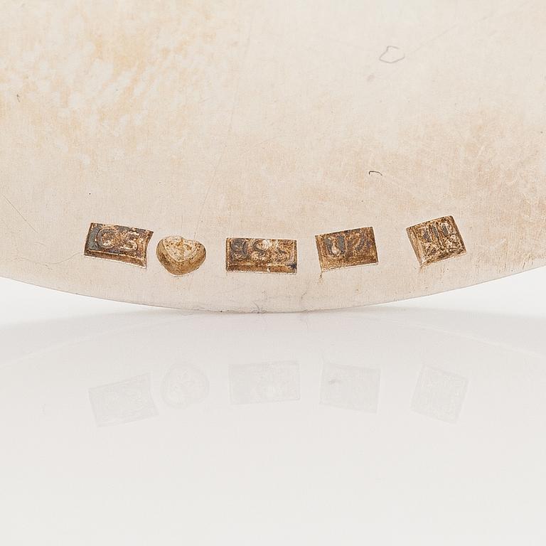 Kaunis Koru, A stelring silver neckalce with a rock crystal. Helsinki 1973.