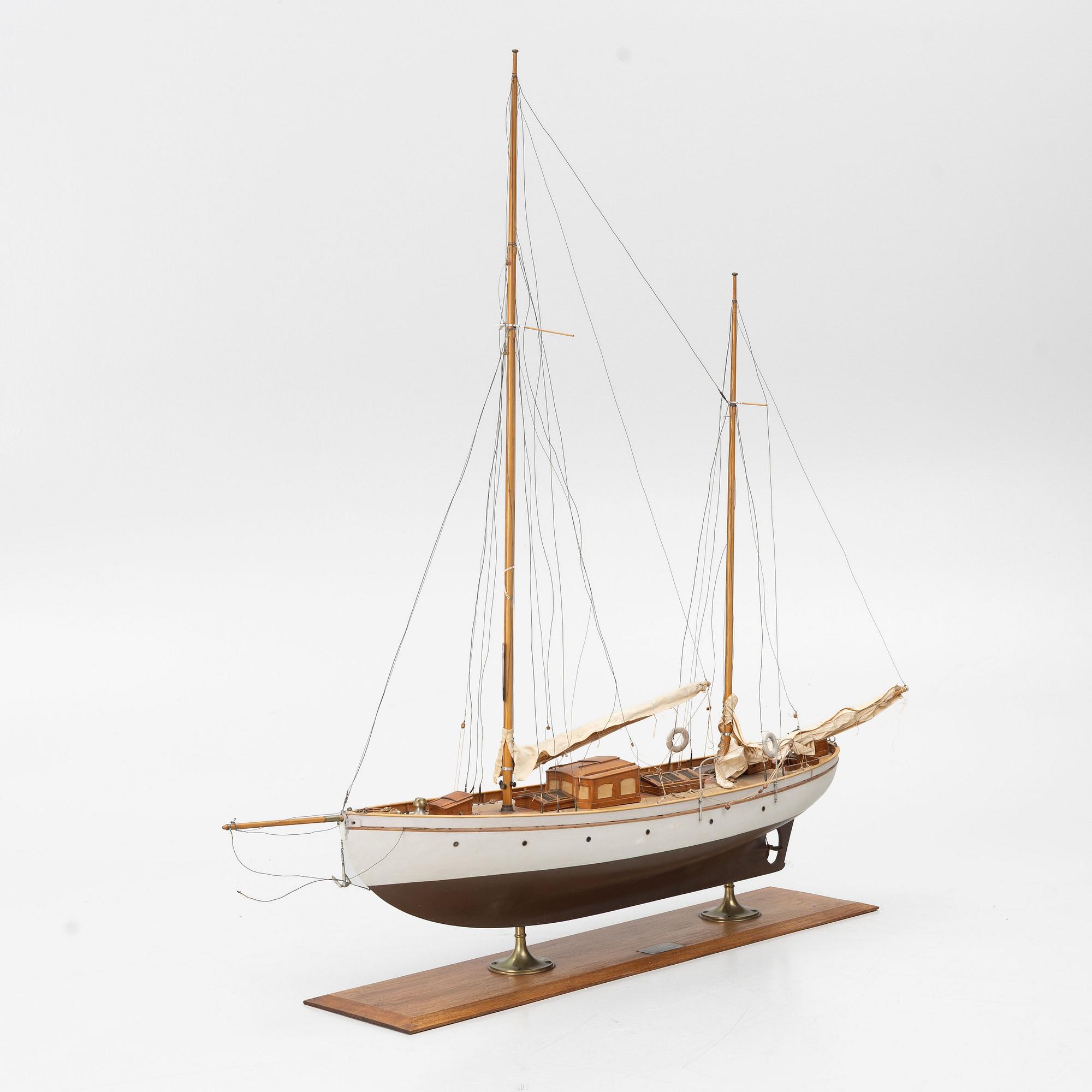 Ship model. “Independence III”, mid-1990s.