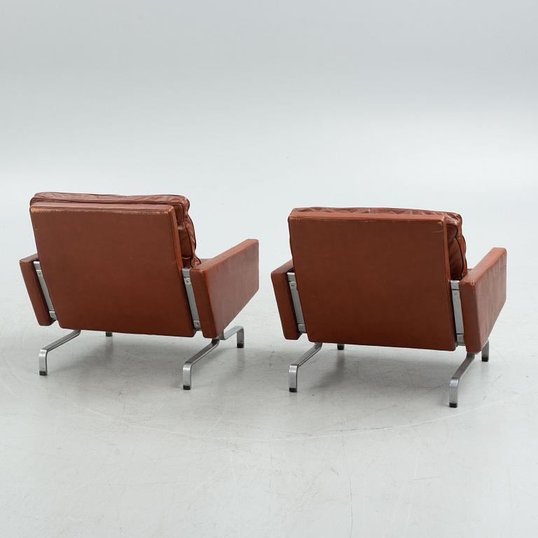 Poul Kjaerholm, fåtöljer ett par, "PK-31", E. Kold Christiansen, Danmark.