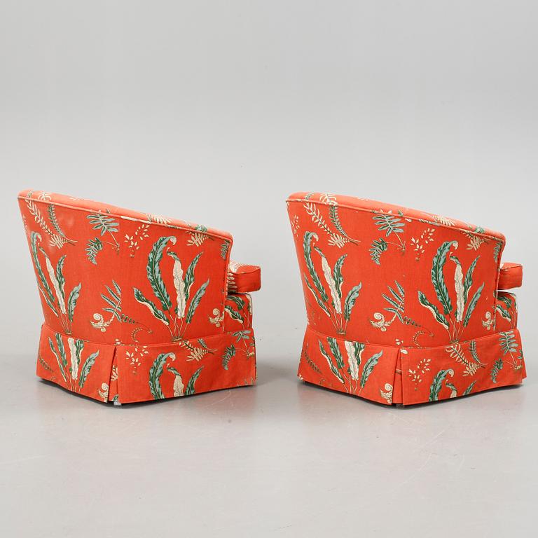 FÅTÖLJER, ett par, 19/2000-tal.