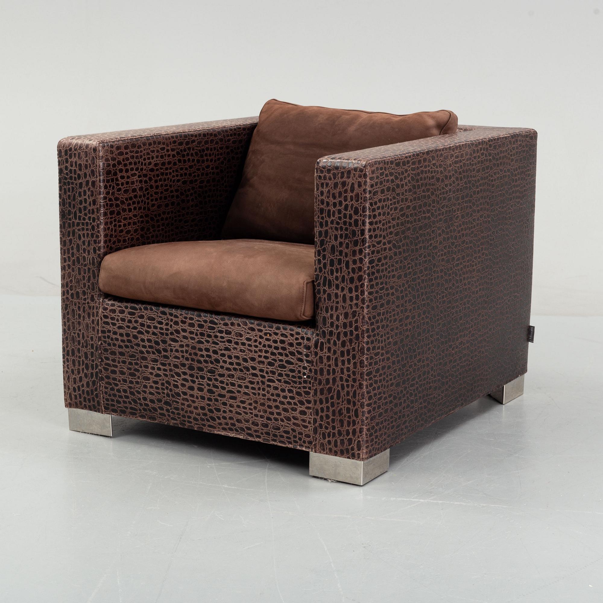 Rodolfo Dordoni, fåtölj, "Suitcase", för Minotti, Italien.