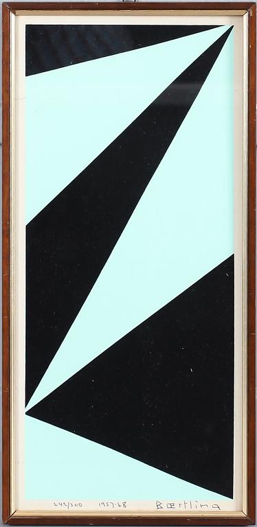 OLLE BAERTLING, färglitografi, signerad och daterad 1957-68, numrerad 242/300.