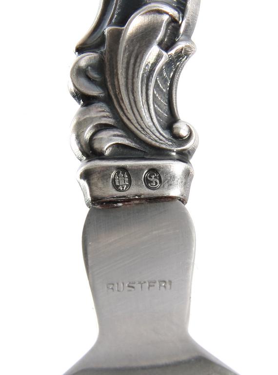 PARTI BESTICK, 8 delar. Silver, Danmark mm.