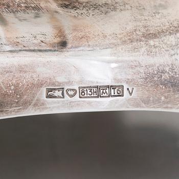 A parcel-gilt footed sweetmeat basket, Auran Kultaseppä oy, Turku 1948.