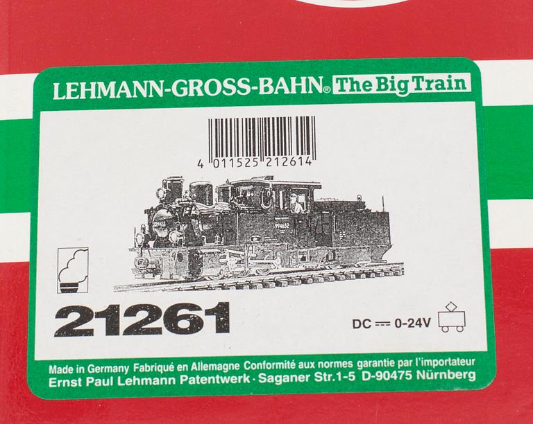 LEHMANN GROSS BAHN, ånglok 21261,