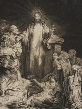 Rembrandt Harmensz van Rijn, Kristus botar de sjuka (The Hundred Guilder Print).
