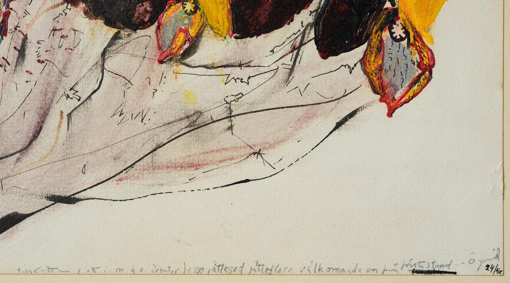 Öyvind Fahlström, Untitled.