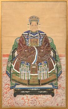 Ancestor portrait, China, 18th/19th century.