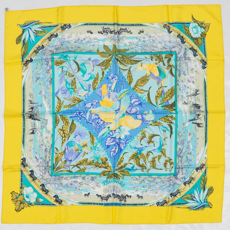 Hermès, scarf, "Tropiques".