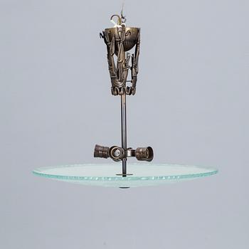 TAKLAMPA, art deco, 1930-tal.