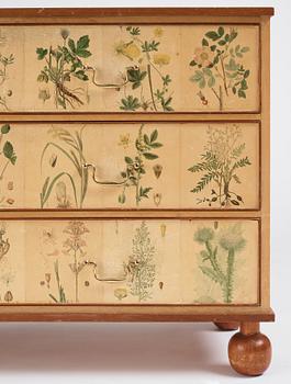 Josef Frank, a 'Flora' chest of drawers, Svenskt Tenn Sweden 1950s.