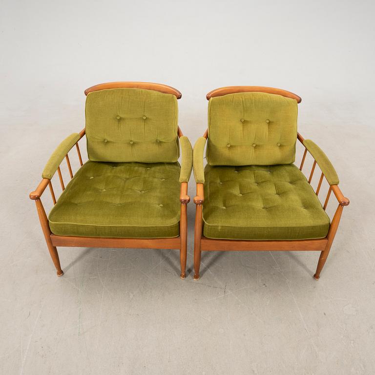 Kerstin Hörlin-Holmquist, armchairs, a pair, "Skrindan", OPE Möbel, second half of the 20th century.