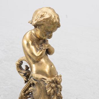 Brasdekoration, mässing, tidigt 1900-tal.