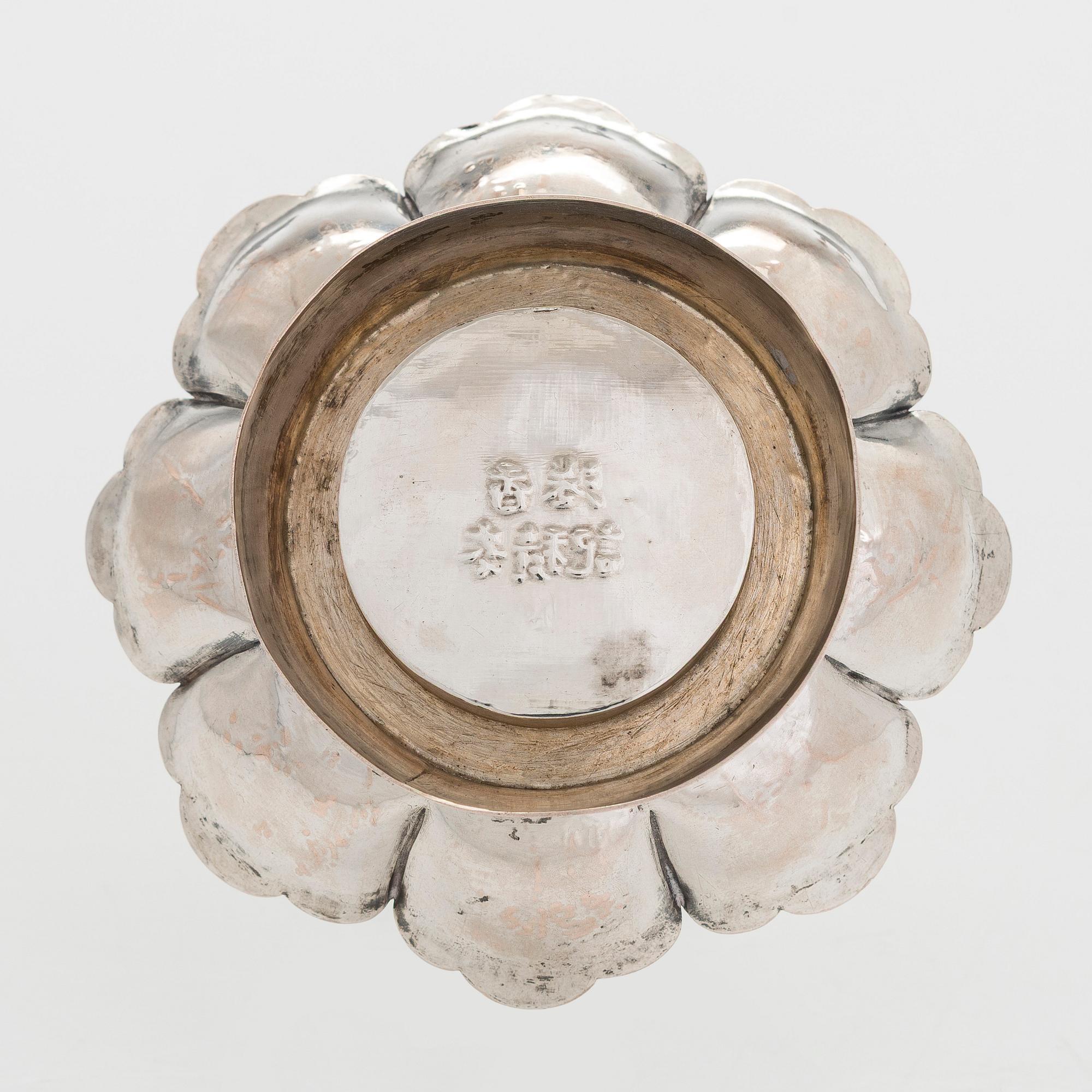 Malja, hopea, Hongkong, 1900-luku.