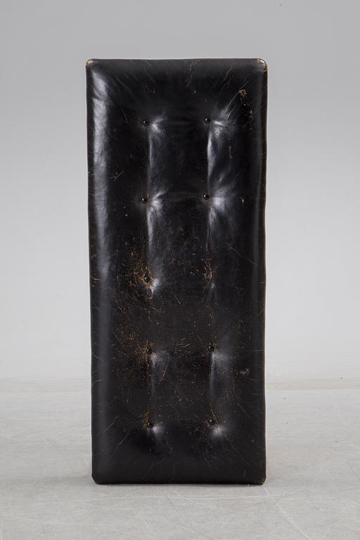 JOSEF FRANK, leather stool/bench, Firma Svenskt Tenn, model 2082.