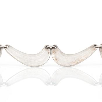 HALSKEDJA, sterling silver 925/1000, modell nr. 276, Georg Jensen, Köpenhamn.  Vikt 47 g.
