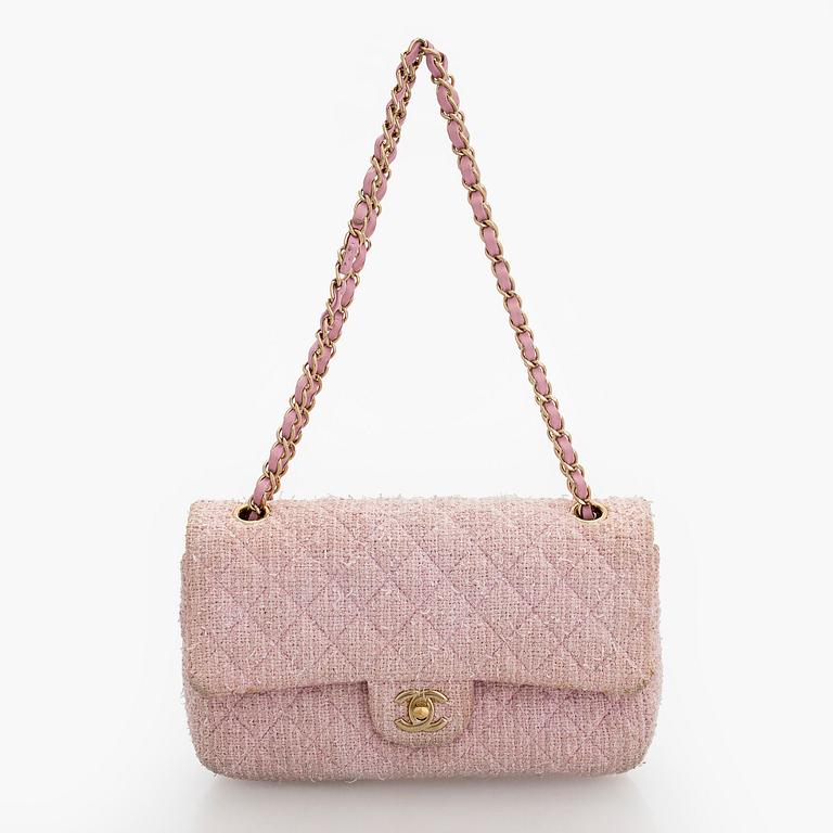 Chanel, väska, "Tweed Medium Double Flap Bag", 2021.