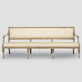 Soffa, gustaviansk, sent 1700-tal.