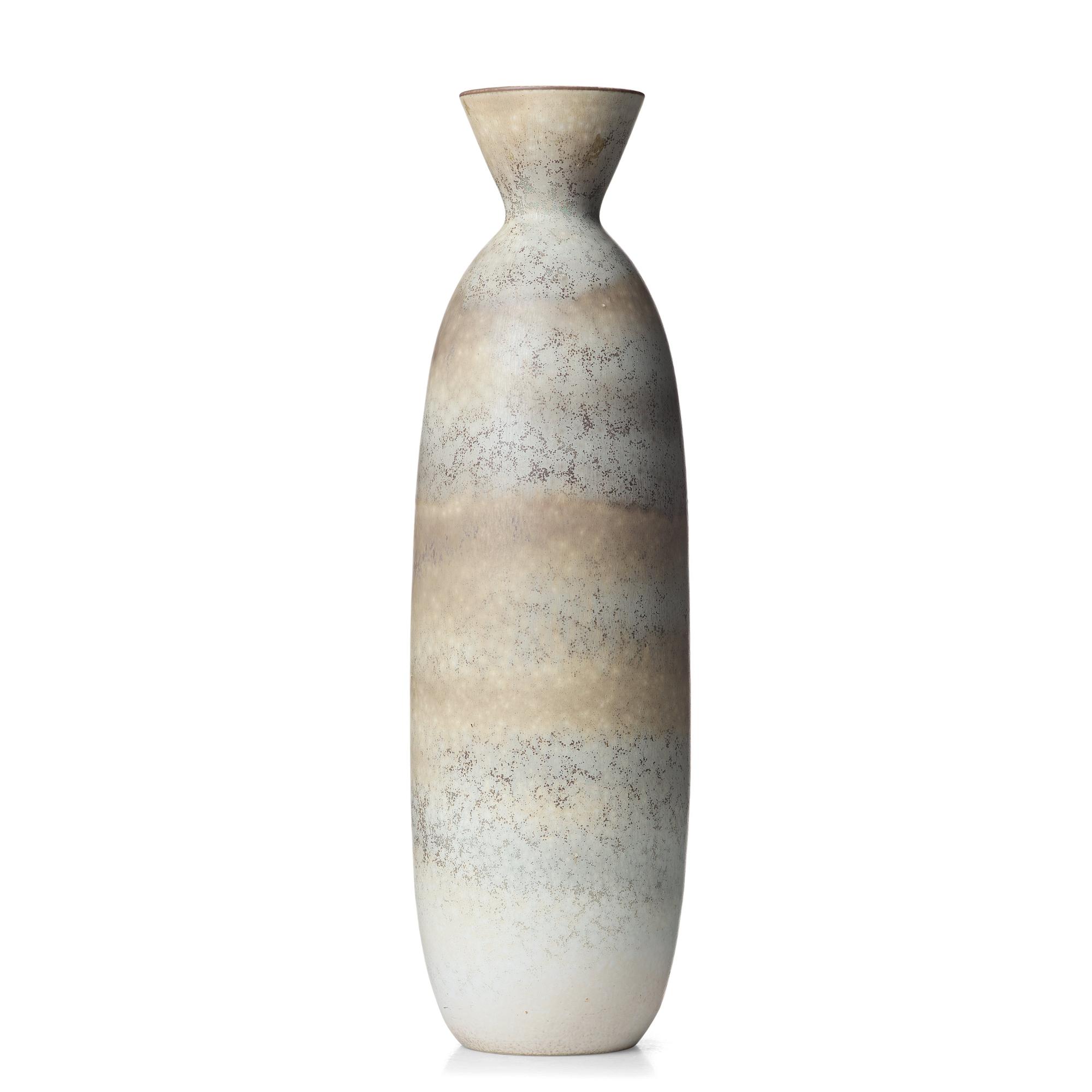 Carl-Harry Stålhane, a large stoneware floor vase, Rörstrand, Sweden 1950's.