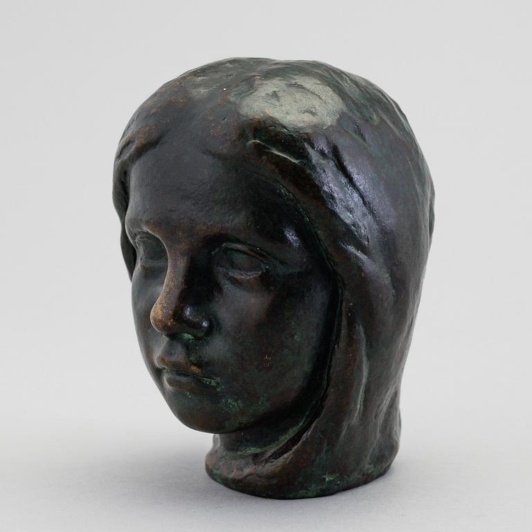 JOHANNES COLLIN, bronze scupture, signed and dated 1916.