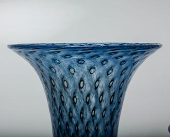 A glass vase and bowl by Bertil Vallien for Boda, second half of the 20th century.