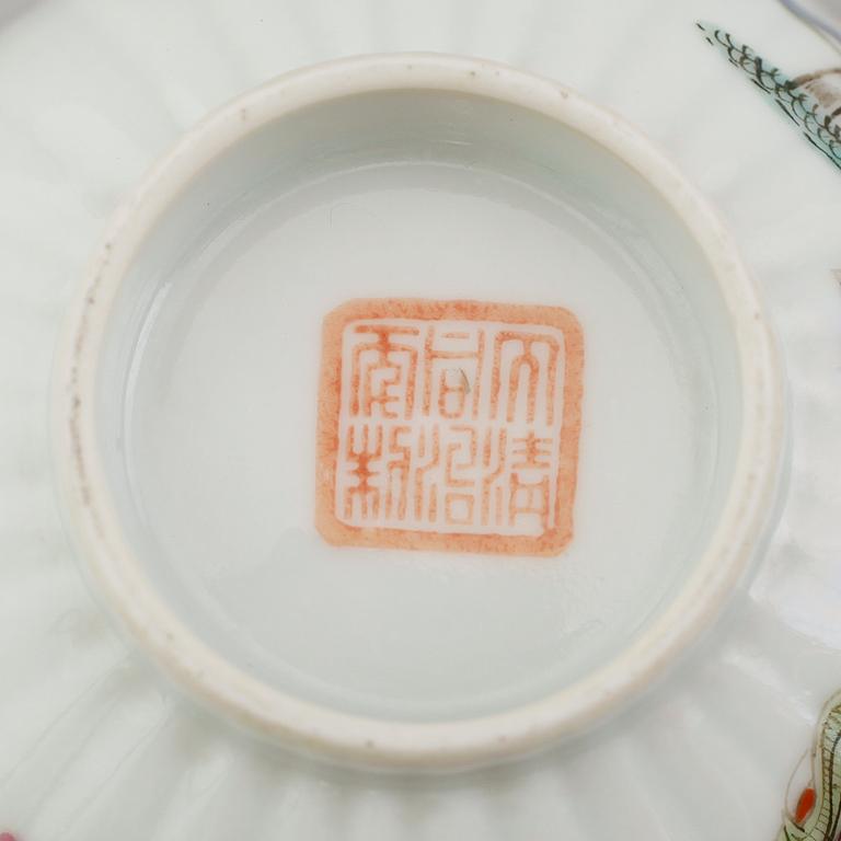 SKÅLAR, 2 st, Kina, Qingdynastin.