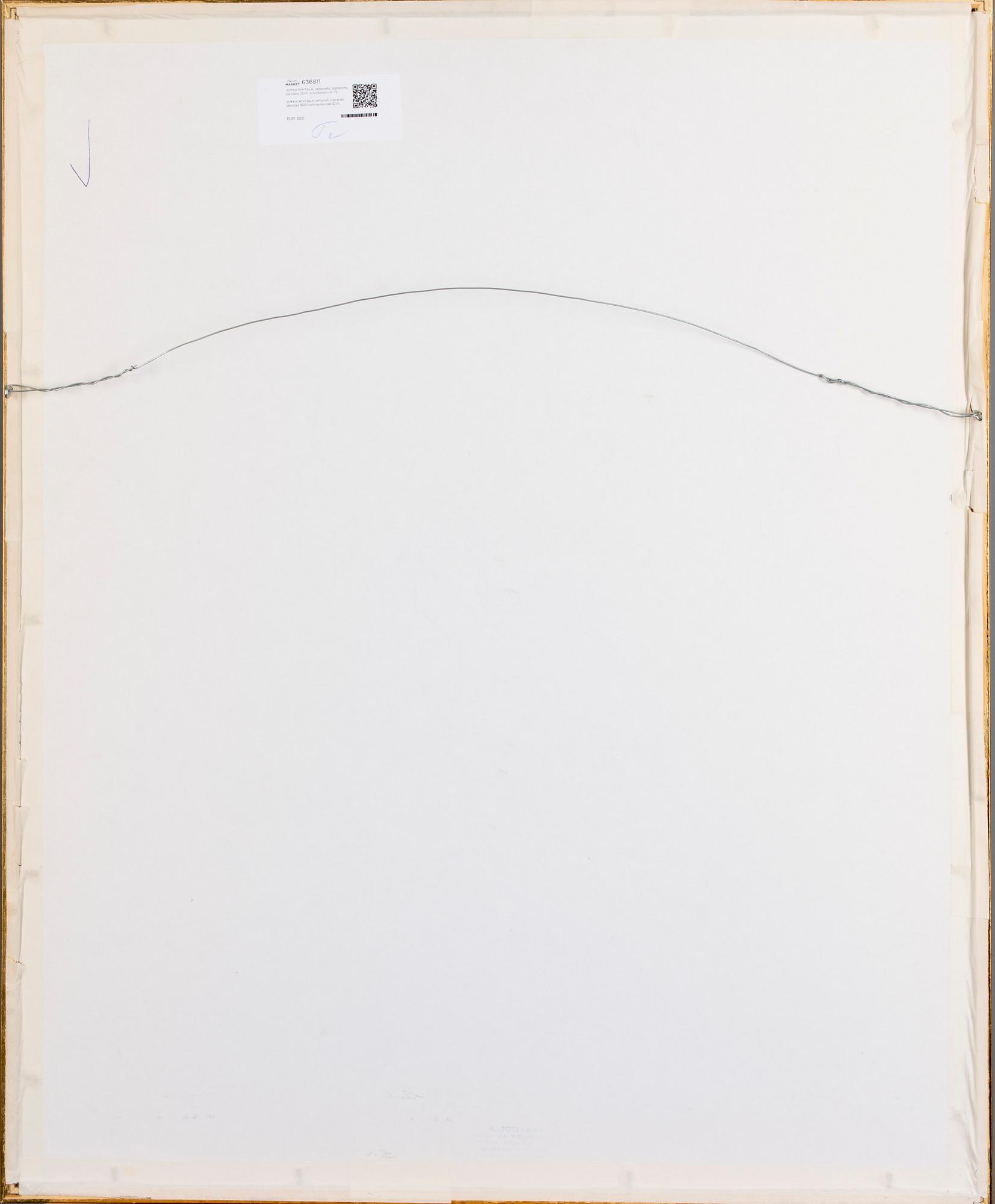 JUKKA RINTALA, serigrafi, signerad, daterad 2001 och numrerad 8/75.