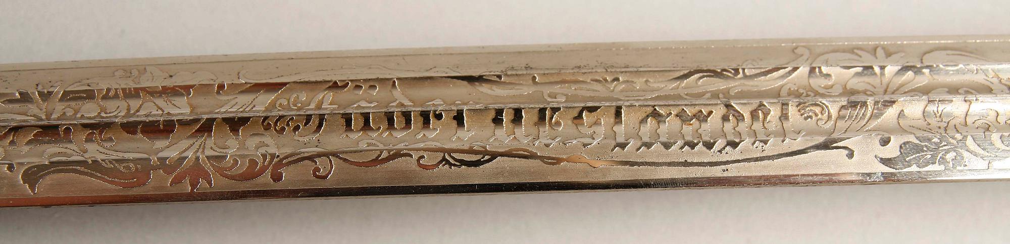 OFFICERSSABEL, m/1899 för infanteri, Sverige 1800-tal.