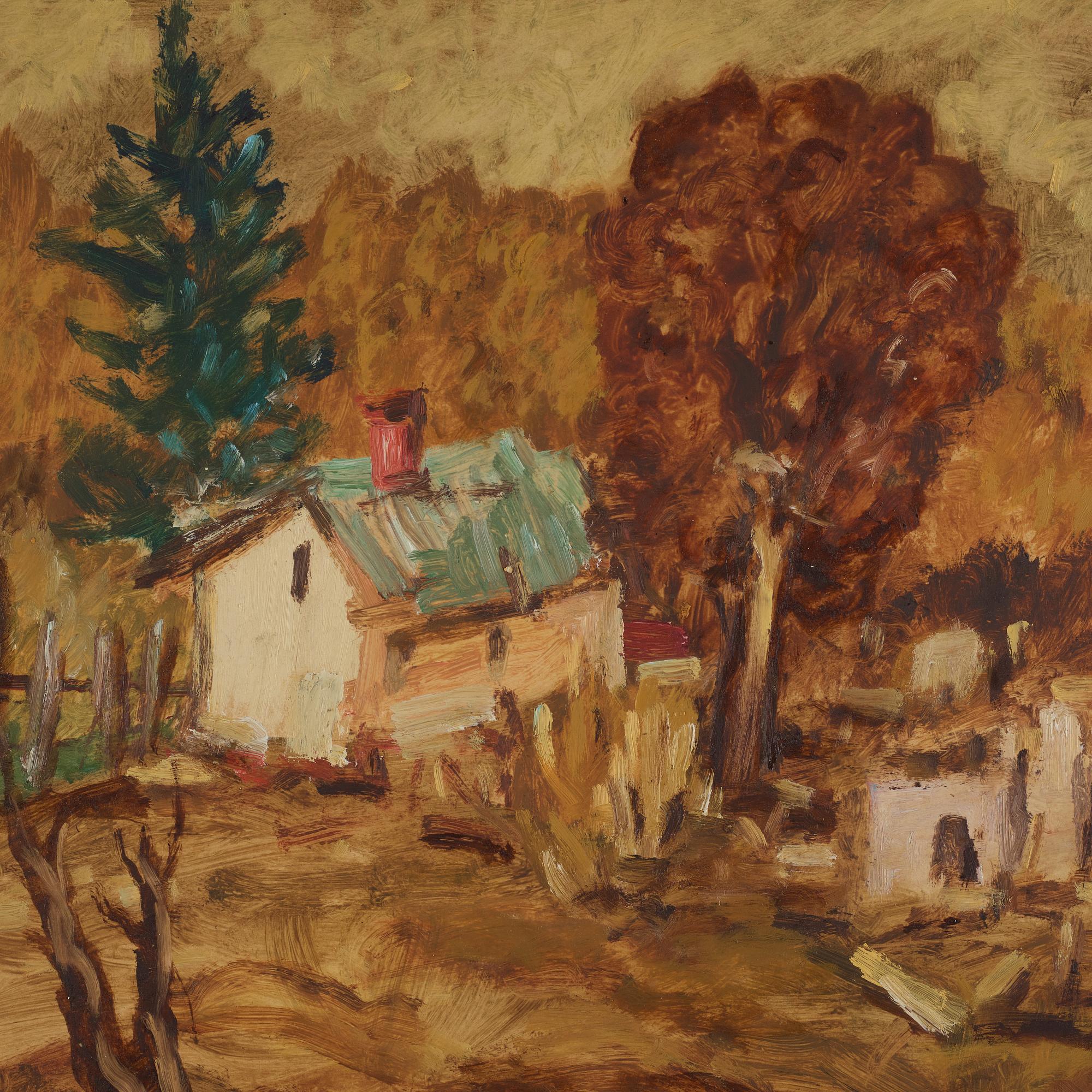 Jaan Grünberg, mixed media on paper, signed.