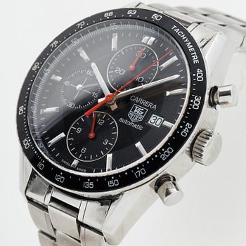 TAG HEUER, Carrera, Juan Manuel Fangio, chronograph, wristwatch, 41,5 mm.