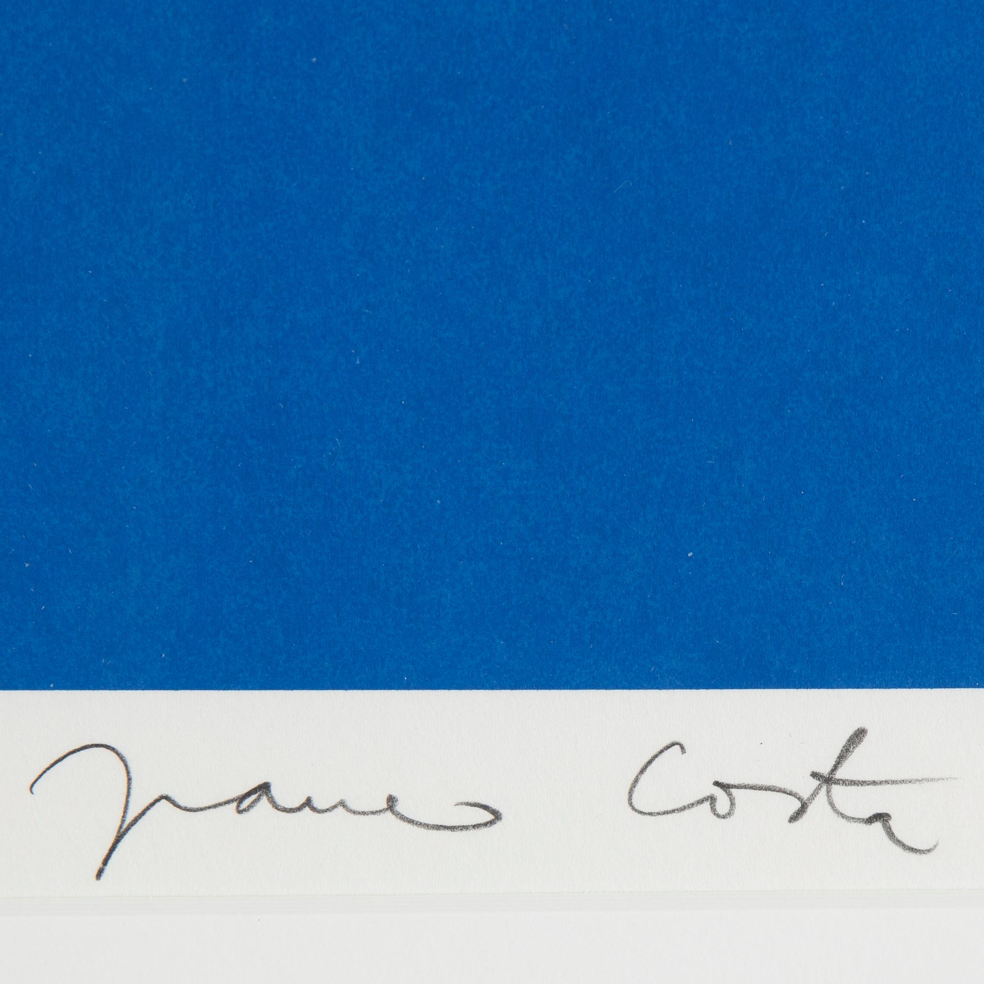 FRanco Costa, silkscreen in colours, signed 16/30.