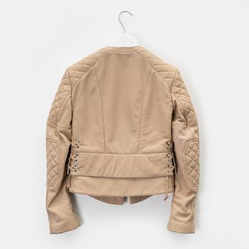 Balenciaga, a leather jacket, size 36.