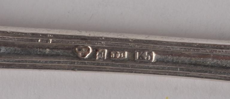 PARTI BESTICK, c:a 35 delar, silver, England och Sverige.