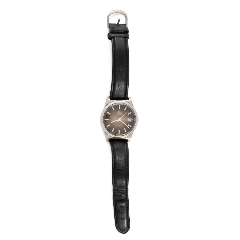 HERRARMBANDSUR, stål, Omega Geneve, 1900-talets senare del.