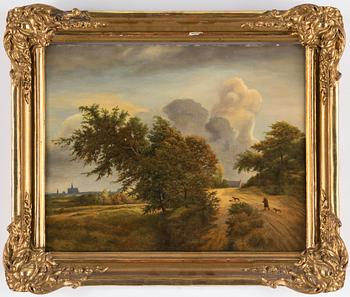 JACOB VAN RUISDAEL, copy adter, oil on panel.