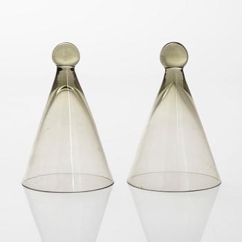 Kaj Franck, a set of six early 1950s schnapps glasses for Nuutajärvi.