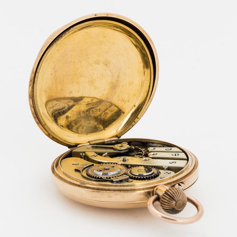 POCKET WATCH, hunter, 47.5 mm.