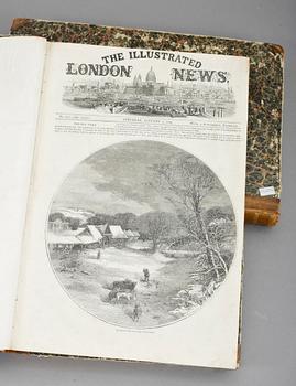 BÖCKER, 2 st, "The Illustrades London News" 1859.