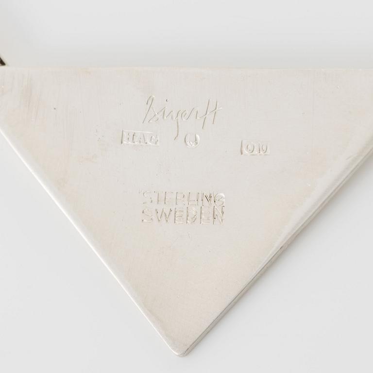 Birger Haglund, collier, sterlingsilver, Stockholm 1988.